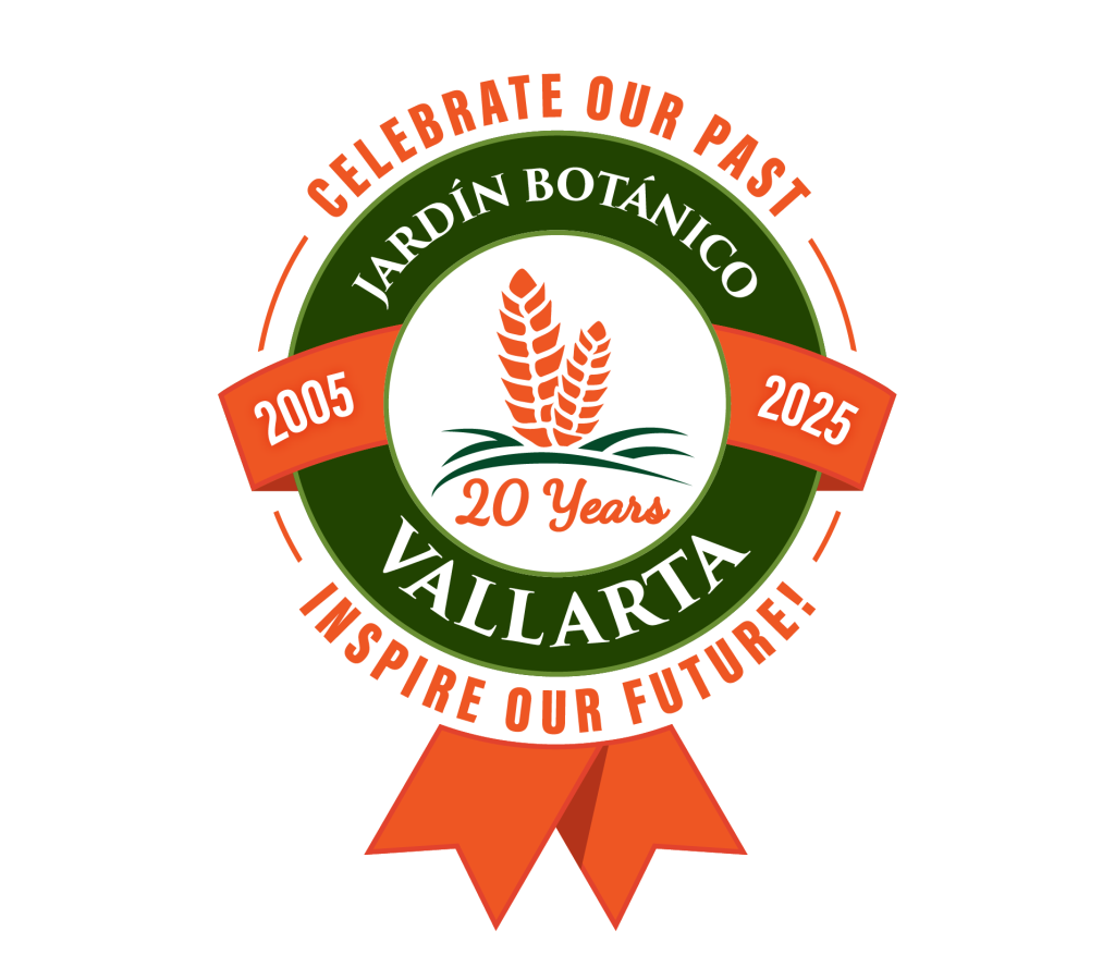 Vallarta Botanical Garden 20th Anniversary logo Puerto Vallarta Mexico