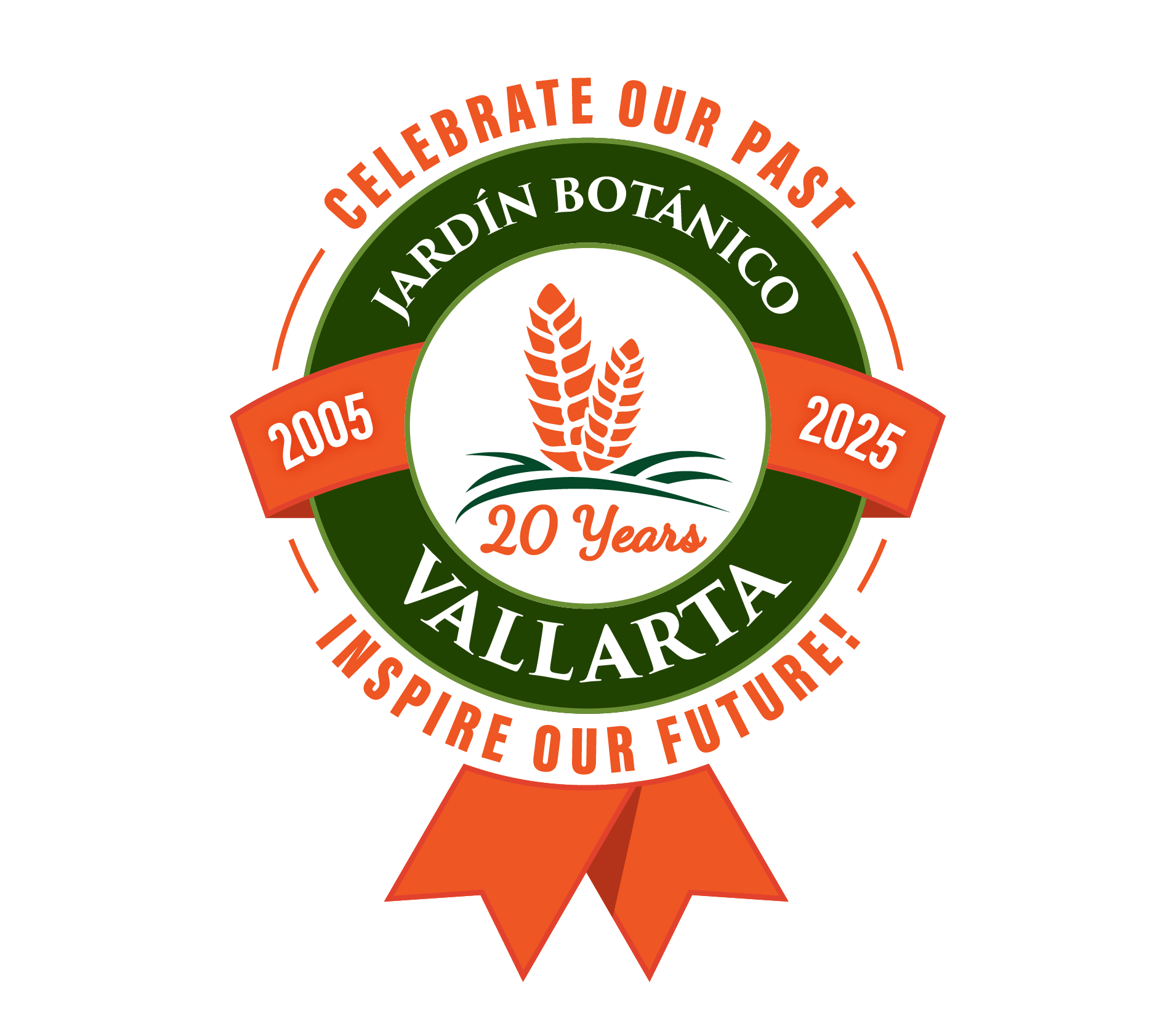 Vallarta Botanical Garden 20th Anniversary logo Puerto Vallarta Mexico