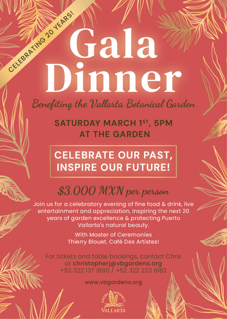 Gala Dinner celebrating 20th Anniversary Vallarta Botanical Garden